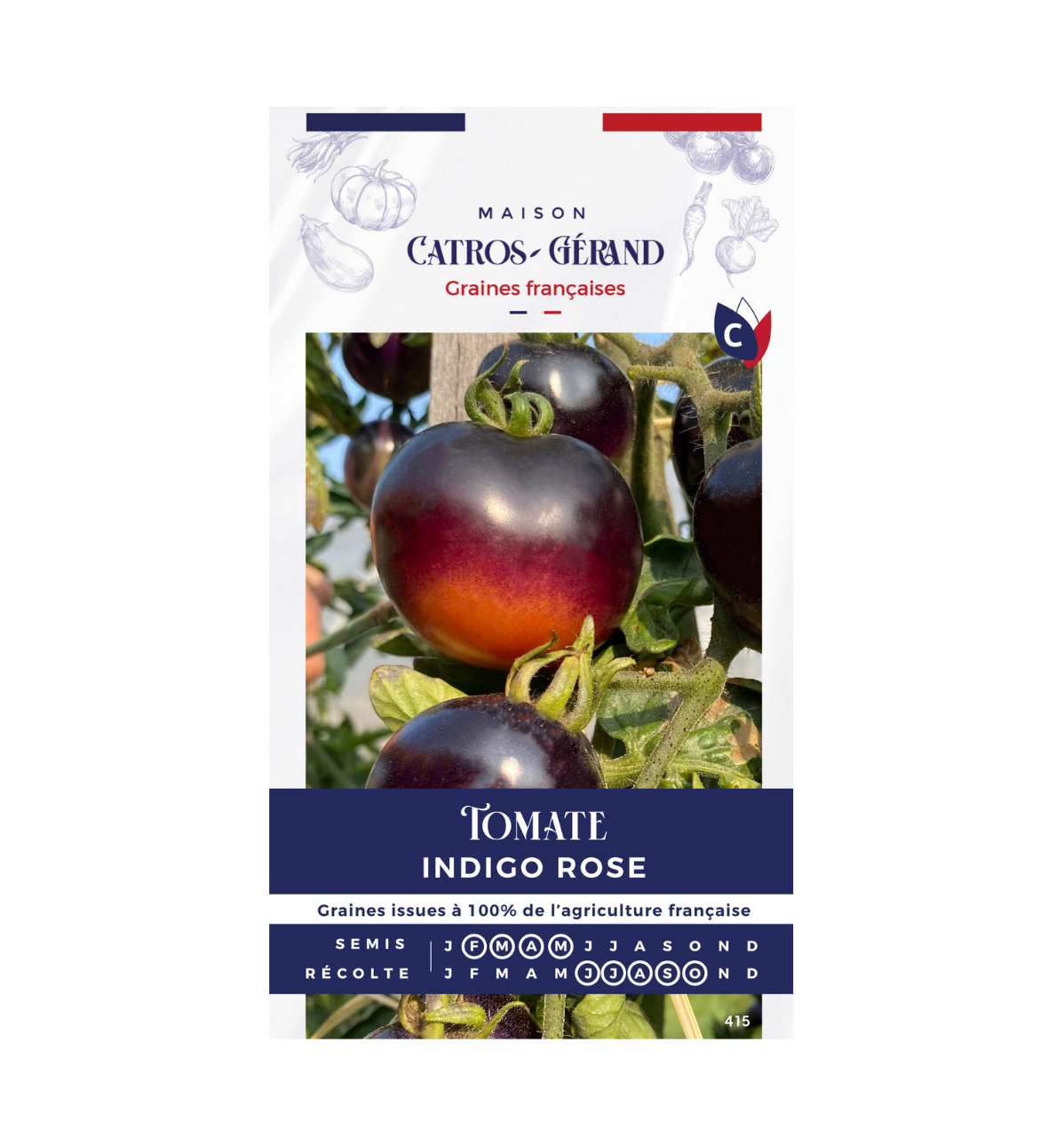 Tomate indigo rose